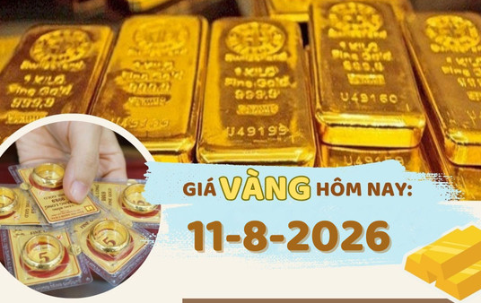 Giá vàng hôm nay 11-8: Tiếp tục tăng, hướng mốc 5.000 USD/ounce